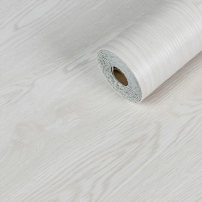 Самоклеюча вінілова плитка в рулоні 600х3000х2мм Молочна Мат SW-00001181