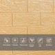 Самоклеюча 3D панель в рулоні 19600x700x3мм Бежева Цегла (R009-3-20) SW-00001195