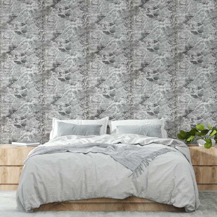 Самоклеюча 3D панель в рулоні 19600x700x3мм Мармур Чорний (R061-3-20) SW-00001196