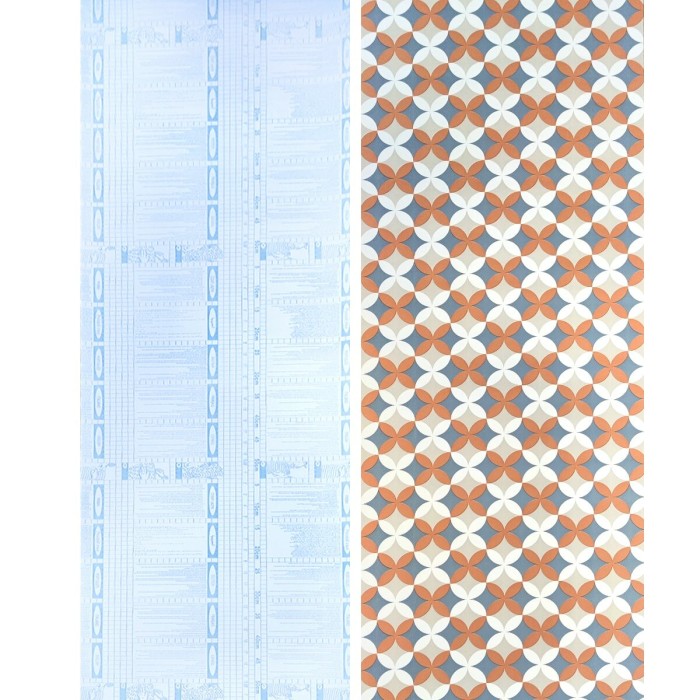 Самоклеюча плівка 0,45х10м х 0,07мм Помаранчові квіти SW-00001220