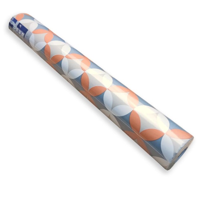 Самоклеюча плівка 0,45х10м х 0,07мм Помаранчові квіти SW-00001220