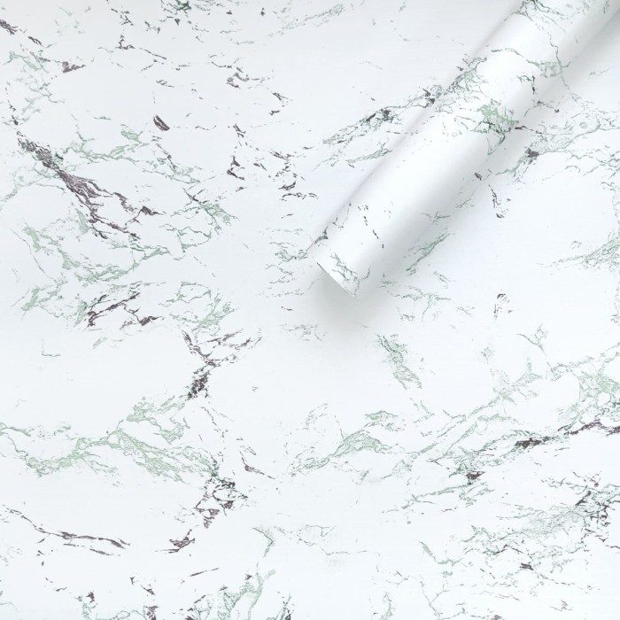 Самоклеюча плівка 0,45х10м х 0,07мм Зелено-червоний мармур SW-00001272
