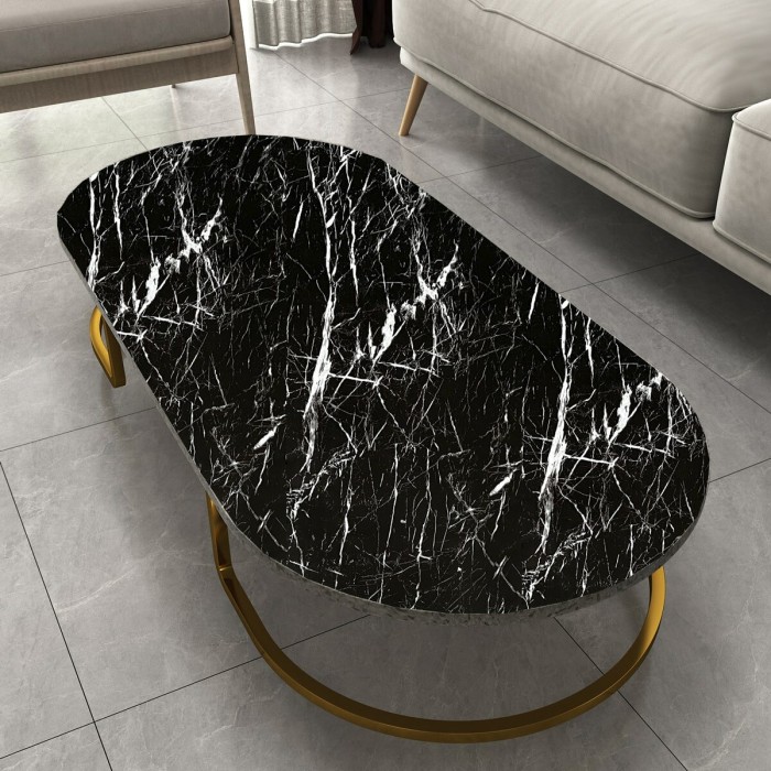 Самоклеюча плівка 0,45х10м х 0,07мм Чорний мармур класичний SW-00001281