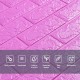 3D панель самоклеюча 700х770х5мм цегла Пурпурна (14-5) SW-00001334