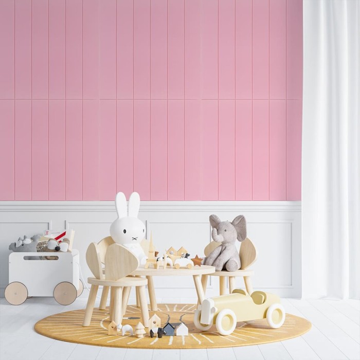 Самоклеюча 3D панель 700x700x4мм Рожеве дерево (379) SW-00001384