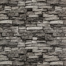 Самоклеюча 3D панель 700x770x3мм Графітовий (59-3) SW-00001481