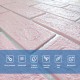 Панель стінова 700х700х5мм Рожева цегла зі сріблом SW-00001501