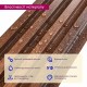 Рейка декоративна WPC стінова 3000х160х23мм Каштан SW-00001536