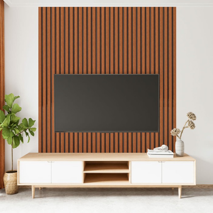 Рейка декоративна PS 2900х120х12мм Каштановий SW-00001743