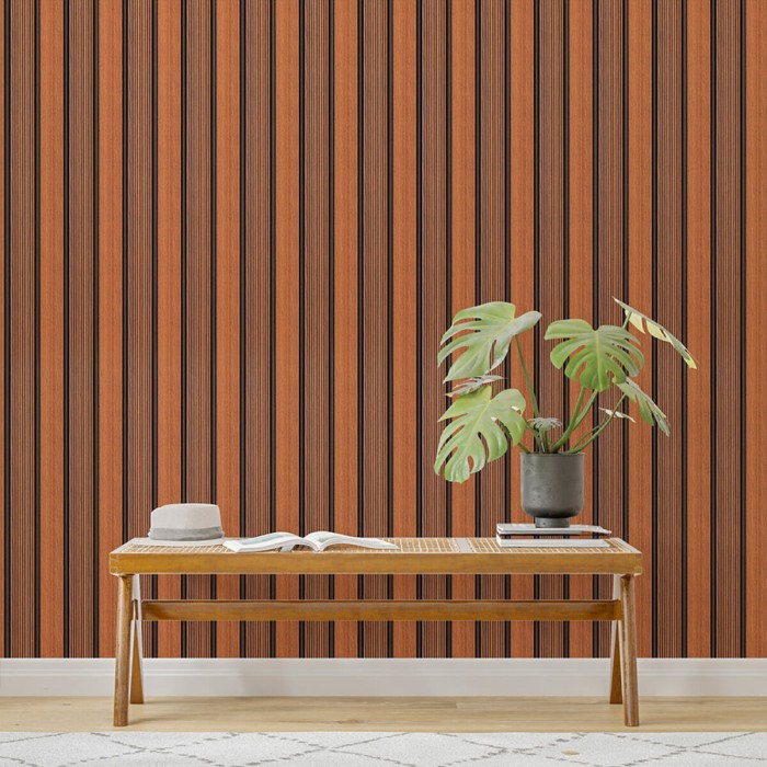 Рейка декоративна PS 2900х120х12мм Теплий каштан SW-00001753