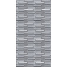 Самоклеюча 3D панель 3080x700x5мм Кладка Срібло SW-00001760