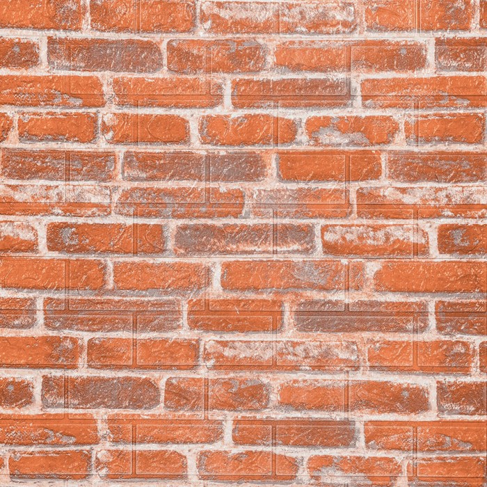 Самоклеюча 3D панель3080x700x3мм Руда Катеринославська Цегла SW-00001762