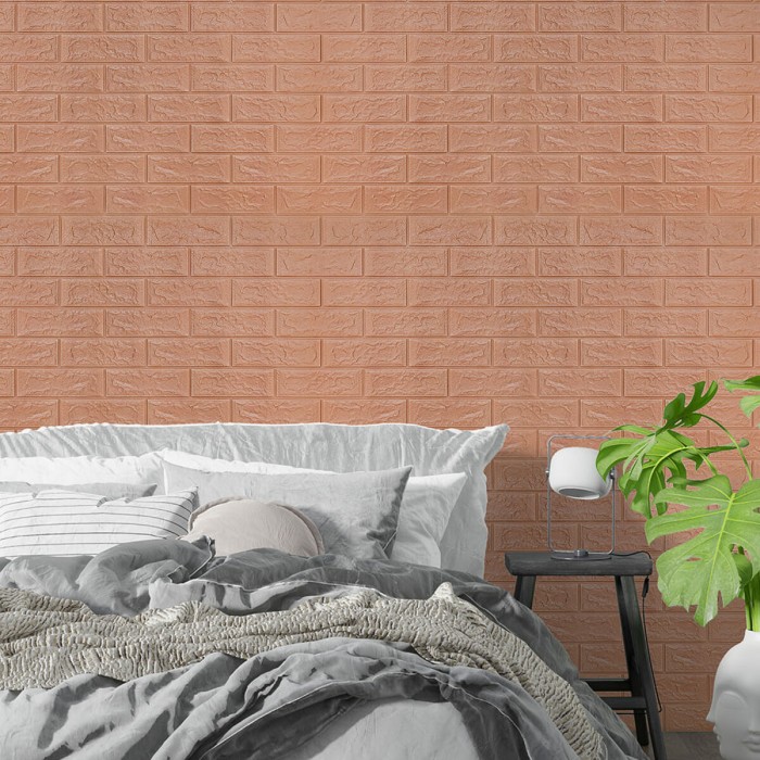 3D панель самоклеюча цегла Пудра 700х770х5мм SW-00001801