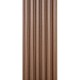 Рейка декоративна WPC кругла стінова 3000х152х15мм Каштан SW-00001872