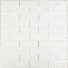 Панель стінова 3D 700х770х2мм Білий SW-00001914