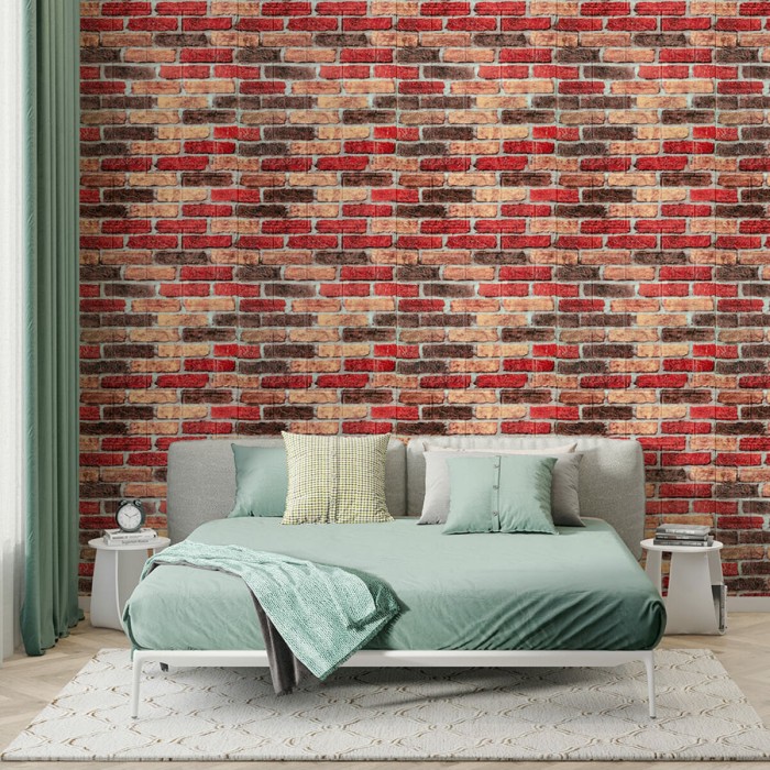 Панель стінова 3D 700х770х2мм (047-2) Катиринославська цегла SW-00001916