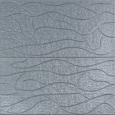 Панель 3D 700х700х6мм Срібло SW-00001951