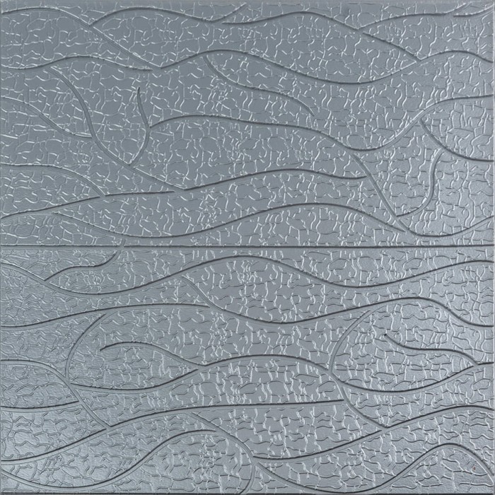 Панель 3D 700х700х6мм Срібло SW-00001951