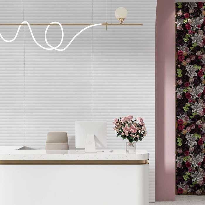 Панель 3D 700х700х5мм Білий (D) SW-00001954