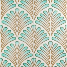 Панель стінова 3D 680х680х4мм Коричнево-зелений візерунок SW-00001988