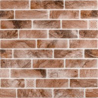 Панель стінова 670х680х4мм Клінкер піщано-коричневий (D) SW-00002004