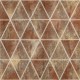 Панель стінова 3D 700х700х4мм Ромби коричневі вінтаж SW-00002007