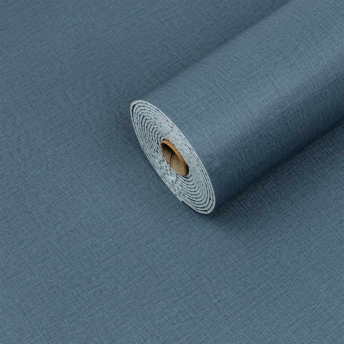 Самоклеюча вініловая плитка в рулоні 600х3000х2мм Сіро-синє полотно Мат SW-00002035