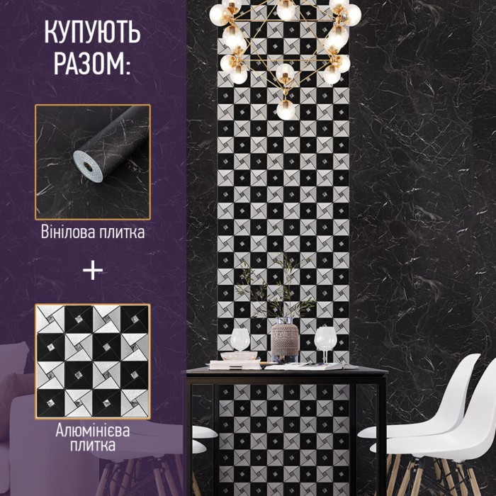 Самоклеюча вініловая плитка в рулоні 600х3000х2мм SW-00002046