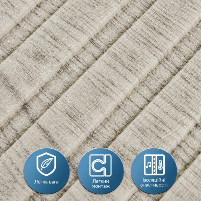 Панель-рейка в рулоні 2900х350х6мм Світле дерево SW-00002066