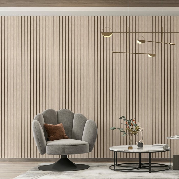 Рейка декоративна PS 2900х120х12мм Світлий дуб SW-00002129