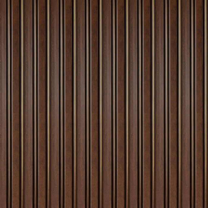 Рейка декоративна PS 2900х120х12мм Темний горіх із золотом SW-00002131-