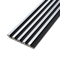 Рейка декоративна PS 2900х120х12мм Чорний зі сріблом SW-00002133