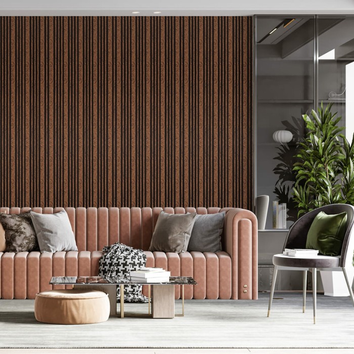 Рейка декоративна PS 2900х120х11мм Коричневий із золотими вкрапленнями SW-00002140-