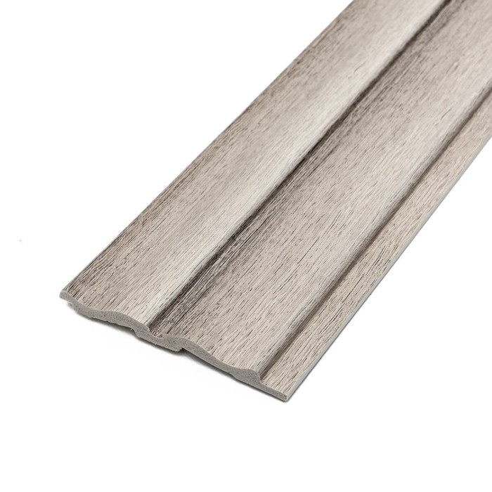 Рейка декоративна PS 2900х120х12мм Сріблястий дуб SW-00002143-