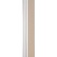 Рейка декоративна PS 2900х160х11мм Бежева зі сріблом SW-00002150-