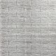 Самоклеюча декоративна 3D панель 700х770х5мм Сіра смужка цегла (183) SW-00000488