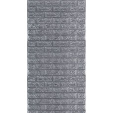 R017-2 Панель стінова в рулоні 3D 700х3080х2мм Сіра Цегла (D) SW-00002535
