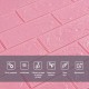 3D панель самоклеюча 700х770х3мм цегла Рожевий (004-3) SW-00000231