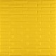 3D панель самоклеюча кладка 700х770х7мм Жовта (037) SW-00000302