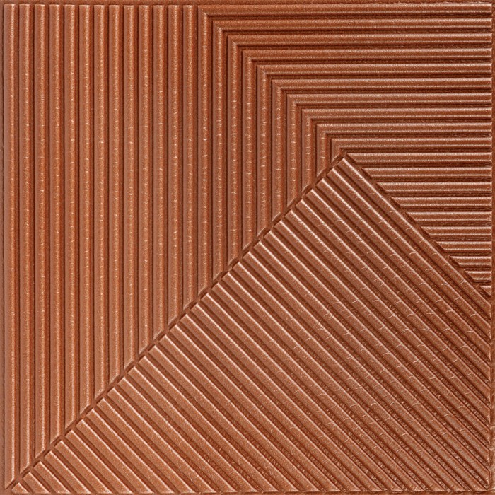 Самоклеюча декоративна 3D панель 500х500х5мм Коричневий SW-00002880