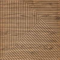 Самоклеюча декоративна 3D панель 500х500х5мм Бамбук темний Дуб SW-00002886