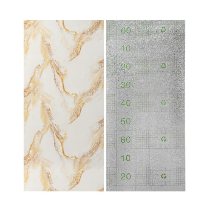 Самоклеюча вініловая плитка в рулоні 600х3000х2мм Глянсова SW-00002977