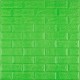 3D панель самоклеюча 700х770х5мм цегла Зелений (013-5) SW-00000149