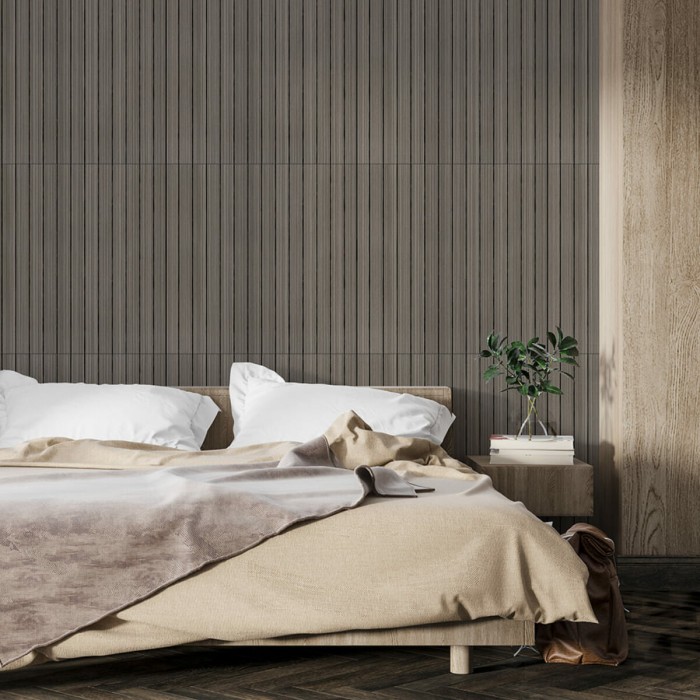 Покриття вінілове самоклеюче 3D рейки 600х600х2,8мм SW-00003245