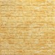 Декоративна 3D панель самоклейка 700х770х5мм Глибокий жовтий (цегла) (068) SW-00000168