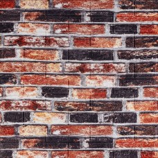 Декоративна 3D панель 700х770х5мм Сіро-синя Катеринославська цегла (048) SW-00000027