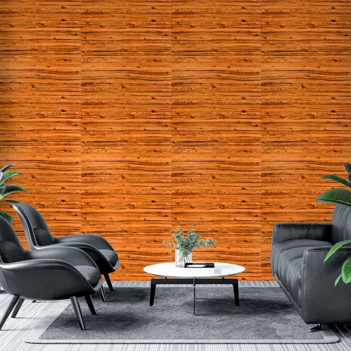 Самоклеюча декоративна 3D панель 700x700x5мм Бамбук Дерево (072) SW-00000097