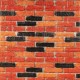 Самоклеюча декоративна 3D панель 700х770х5мм Бежево-коричнева Катеринославська матова цегла (047M) SW-00000636