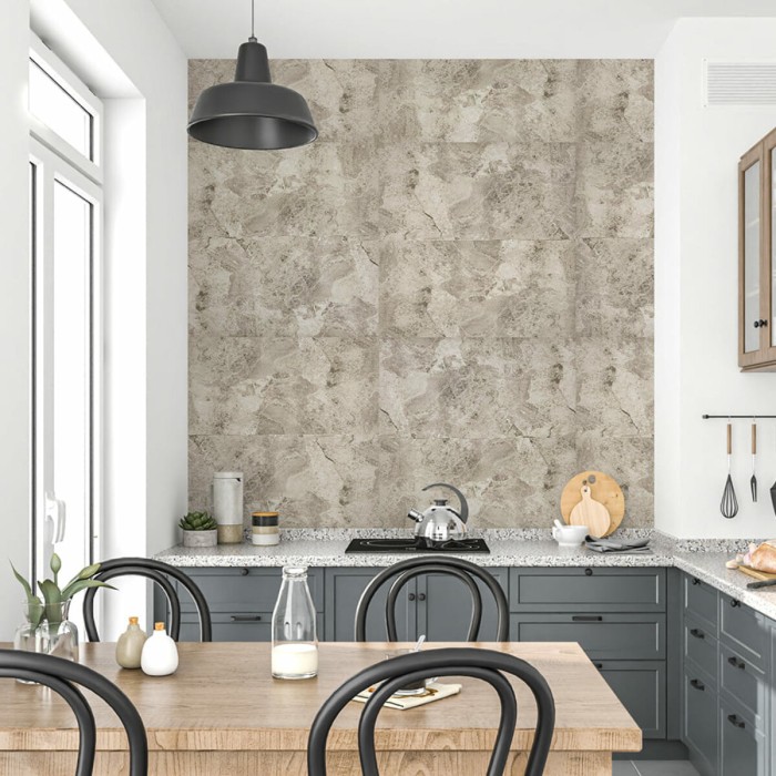 Самоклеюча вінілова плитка 600х300х1,5мм Мармур онікс, ціна за 1 шт. (СВП-100) Глянець SW-00000643