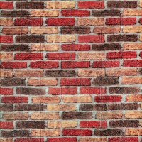 Самоклеюча декоративна 3D панель 700х770х3мм Катиринославська цегла (047-3) SW-00000695